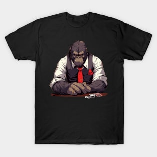 gorilla play poker T-Shirt